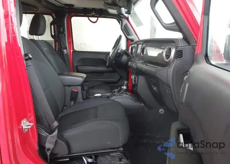 2018 Jeep Wrangler Unlimited Sahara 4X4 z USA, uszkodzony, nr VIN 1C4HJXEG0JW247662